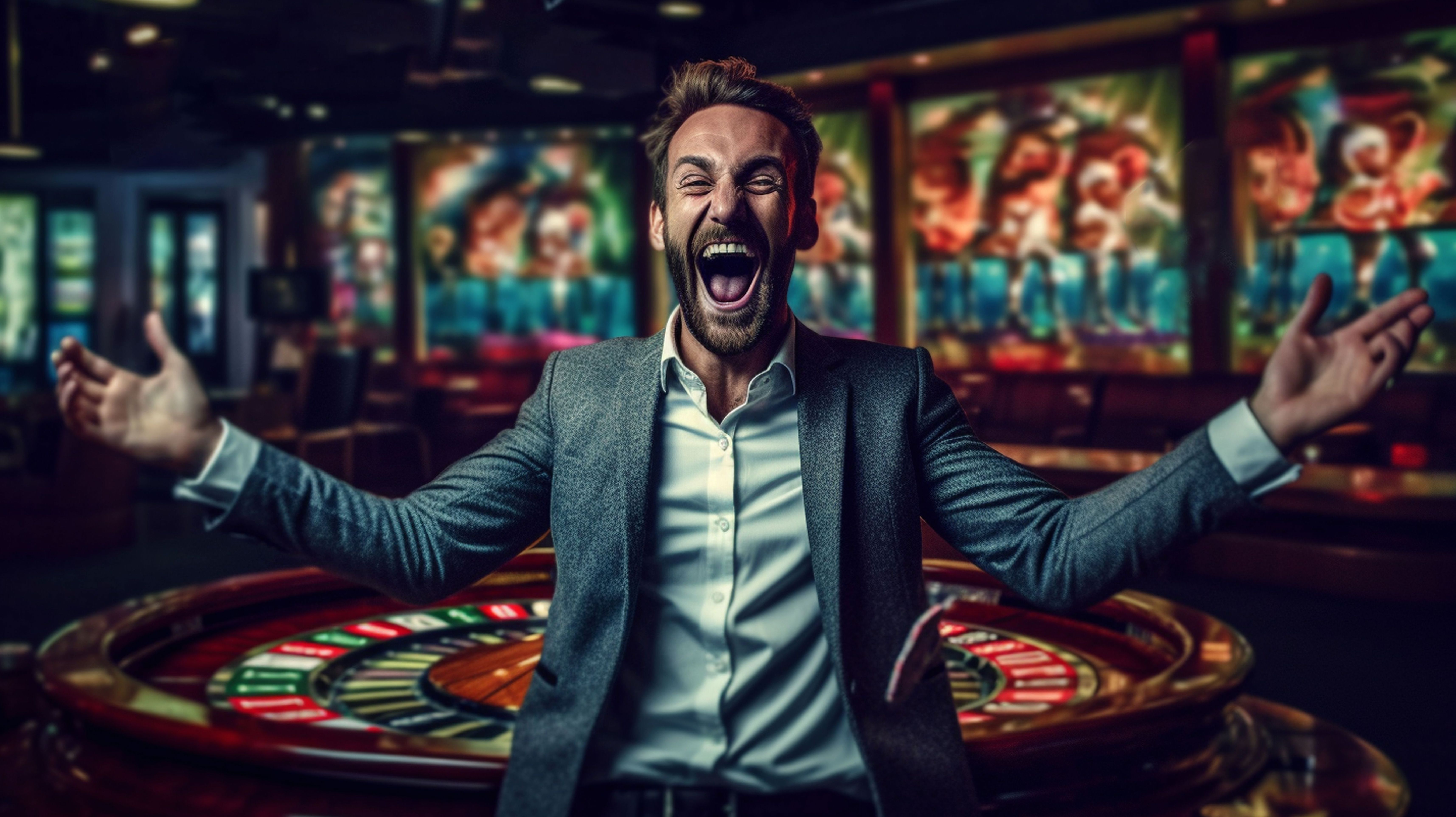 Ylellinen casino-teemainen pelikokemus